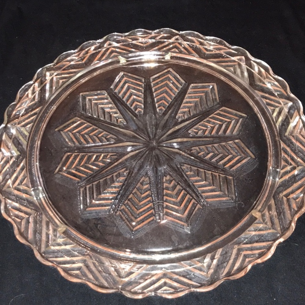 Glass platter